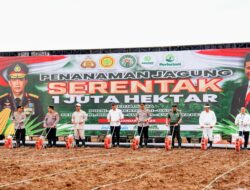 Sukseskan Program Presiden RI, Polri Bersama Mentan Luncurkan Penanaman Jagung