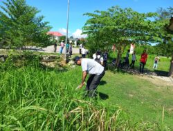 Sambut Bupati dan Wabup Kupang, Area Civic Center Oelamasi Dibersihkan