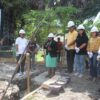 Bupati Kupang Bersama Yayasan Habibat saat Melaunching Pembangunan Rumah Layak Huni.