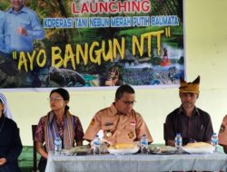 Resmikan Koperasi Tani Nebun Merah Putih Baumata, Ini Pesan Gubernur NTT dan Wabup Kupang