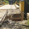 Ket. Foto: Kondisi Jembatan Totgom di Desa Nekbaun.