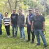 Foto Bersama di Lokasi Lahan Pertanian yang Belum di Sentuh.