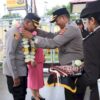 Ket. Foto: AKBP Rudy Junus Jacob S. I. K., S. H saat di Sambut di Mapolres Kupang.