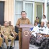 Ket. Foto: Bupati Kupang, Yosef Lede, SH saat Menyampaikan Sambutan dalam Pengukuhan Tokoh Adat.