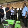 Ket. Foto: Panen Perdana Padi oleh Bupati dan Wabup Kupang Kepala Bulog NTT Berharap Ada Peningkatan.