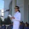 Ket. Foto: Wakil Bupati Kupang, Aurum Obe Titu Eki Selaku Pembina Upacara saat Membacakan Amanat Menteri Dalam Negeri, Tito Karnavian.
