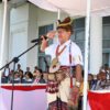 Ket. Foto: Bupati Kupang, Yosef Lede, SH Selaku Pembina Upacara.