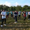 Ket. Foto: Bupati dan Wakil Bupati Kupang, Yosef Lede, SH-- Aurum Obe Titu Eki, S. Ars., M. Ars saat Mengikuti Senam Bersama.