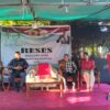 Ket. Foto: Bupati Kupang, Yosef Lede SH saat Menyampaikan Sambutan di Kediaman Anggota DPRD Kabupaten Kupang, Absolom Buy, Sp.d.