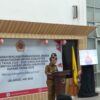 Ket. Foto: Bupati Kupang, Yosef lede, SH saat Menyampaikan Sambutannya.