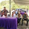 Ket. Foto: Rapat Forum Komunikasi Pimpinan Daerah (Forkopimda) di Desa Bolok.