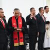 Ket. Foto: Dewan Pengawas Perumda dan Staf Khusus saat Sumpah Janji Jabatan oleh Rohaniawan.