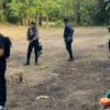 Ket. Foto: Polres Kupang Bubarkan Dugaan Judi Sabung Ayam di Desa Oebelo.