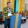 Ket. Foto: Bupati Kupang, Yosef Lede, S.H saat Menyampaikan Sambutannya di RS. Pratama Amfoang.