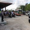 Ket. Foto: Situasi Pengamanan oleh Kepolisian Resor (Polres) Kupang saat Menindak Lanjuti Surat Edaran dari Pemerintah Propinsi NTT.