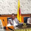 Ket. Foto: Bupati Kupang, Yosef Lede, SH saat Rapat Bersama Jeremy Thomas, dan juga di Dampingi Ketua DPRD Kota Kupang, Ridchard Odja.