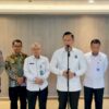 Ket. Foto: Menteri Koordinator Bidang Infrastruktur dan Pembangunan Kewilayahan (Menko IPK) Agus Harimurti Yudhoyono Dalam Sambutannya.