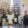 Ket. Foto: Para Pelaku saat Diamankan oleh Kepolisian.
