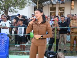 Wabup Kupang Buka Pertandingan Futsal dan Bola Voli Putra/Putri di Halaman Kantor Dinas PUPR Kabupaten Kupang