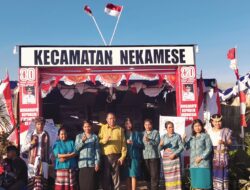 Pangan Lokal Tumpa Ruah di Stand Pameran Expo Pembangunan dan UMKM Kecamatan Nekamese