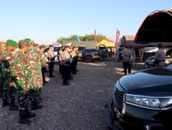 110 Personil TNI-AD dan Polres Kupang Siap Amankan Pameran Expo Pembangunan dan UMKM