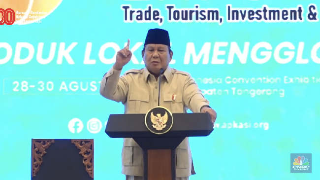 Ket. Foto: Presiden RI, Prabowo Subianto.
