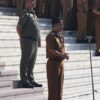 Ket. Foto: Sekretaris Daerah (Sekda) Kabupaten Kupang, Mateldius Soleman Jilis Sanam, S. T selaku Pembina Upacara Apel Kekuatan.