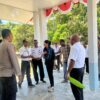 Ket. Foto: Wakil Bupati Kupang, Aurum Obe Titu Eki, S. Ars., M. Ars saat Tiba di Kecamatan Amfoang Utara.