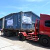 Ket. Foto: Salah Satu Unit Container Pengangkut Garam dari Kabupaten Kupang ke Jakarta.
