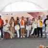 Ket. Foto: Pose Bersama saat Penyerahan Kunci Rumah Secara Simbolis bagi Penerima Warga Eks Timor-Timur.
