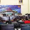 Ket. Foto: Sidang Paripurna dengan Agenda Jawaban Pemerintah Kabupaten Kupang terhadap Pandangan Umum Fraksi Beberapa hari Lalu.