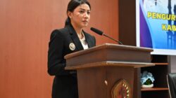 Ket. Foto: Wakil Bupati Kupang, Aurum Obe Titu Eki, S. Ars., M. Ars saat Menyampaikan Sambutannya.