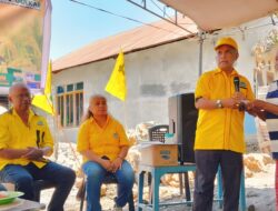 DPD II Partai Golkar Kabupaten Kupang Berikan Bantuan Pembangunan Kepada Ruben Tabun