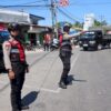 Ket. Foto: Polres Kupang melalui Turjawali Adakan Penertiban Lalu Lintas di Pasar Oesao.