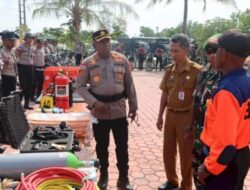 TNI-Polri dan Instansi Terkait Adakan Apel Siaga Bencana  