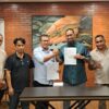 Ket. Foto: Pemerintah Kabupaten Kupang Adakan Penandatanganan MoU Bersama PT. Saran Laju Maritim.