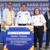 Ket. Foto: Serah Terima Sarana dan Uji Fungsi Saran Wash Fit, Bupati Kupang Apresiasi UNICEF, Pemerintah Korea dan YKMI.