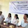 Ket. Foto: Wakil Bupati Kupang, Aurum Obe Titu Eki saat Menghadiri Pembukaan Aksi Kolektif Mendorong Kabupaten Kupang Ramah, Aman, dan Inklusif.