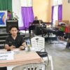 Ket. Foto: Bupati Kupang, Yosef Lede, S.H Menyampaikan Sambutannya saat Bakti Sosial (Baksos) dan Pembagian Sembako di Desa Noelmina, Kecamatan Takari.