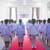 Ket. Foto: 41 Alumni Institusi Pemerintahan Dalam Negeri (IPDN) yang di Lantik Bupati Kupang, Yosef Lede, S. H.
