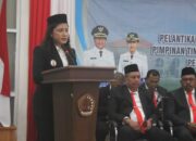 Keterangan: Wakil Bupati Kupang, Aurum Obe Titu Eki, S.Ars., M.Ars saat Menyampaikan Sambutannya.