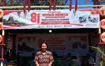 Jelang Perayaan HUT RI Ke-81 Tingkat Kecamatan Nekamese  