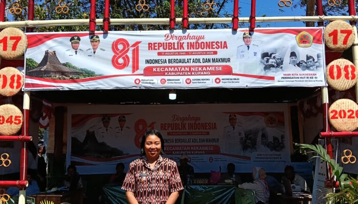 Jelang Perayaan HUT RI Ke-81 Tingkat Kecamatan Nekamese  