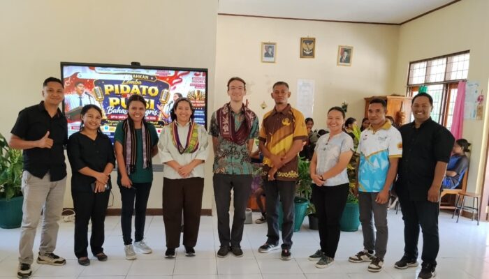 Meriahkan HUT RI Ke-81, UPTD SMP 4 Taebenu Gelar Lomba Pidato dan Puisi Bahasa Inggris