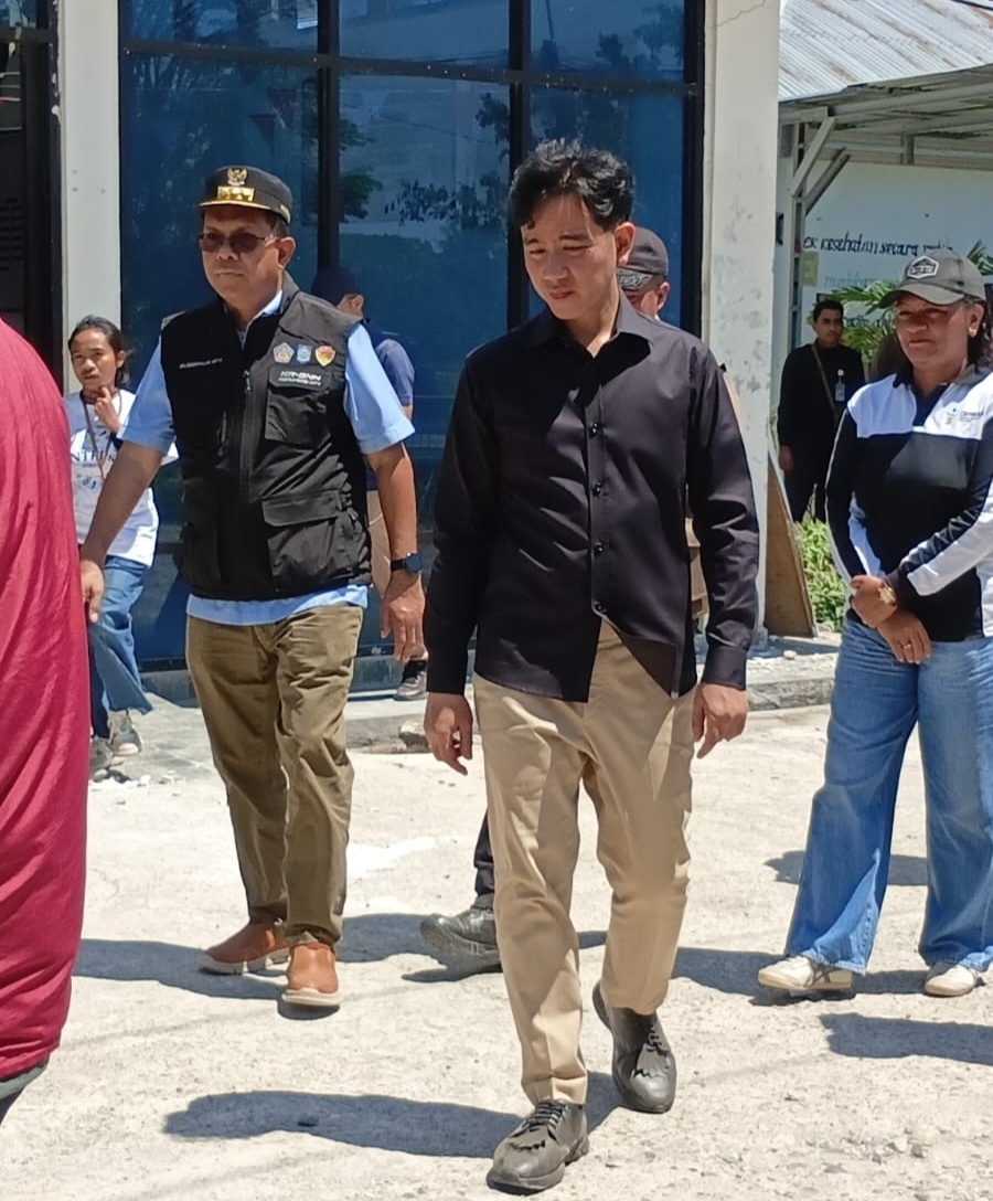 Keterangan: Wakil Presiden RI, Gibran Rakabuming Raka saat Berkunjung ke Kabupaten Manggarai.