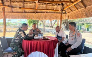 Kapolres Kupang Silaturahmi dengan Komandan Batalyon Infanteri 743/PSY Naibonat