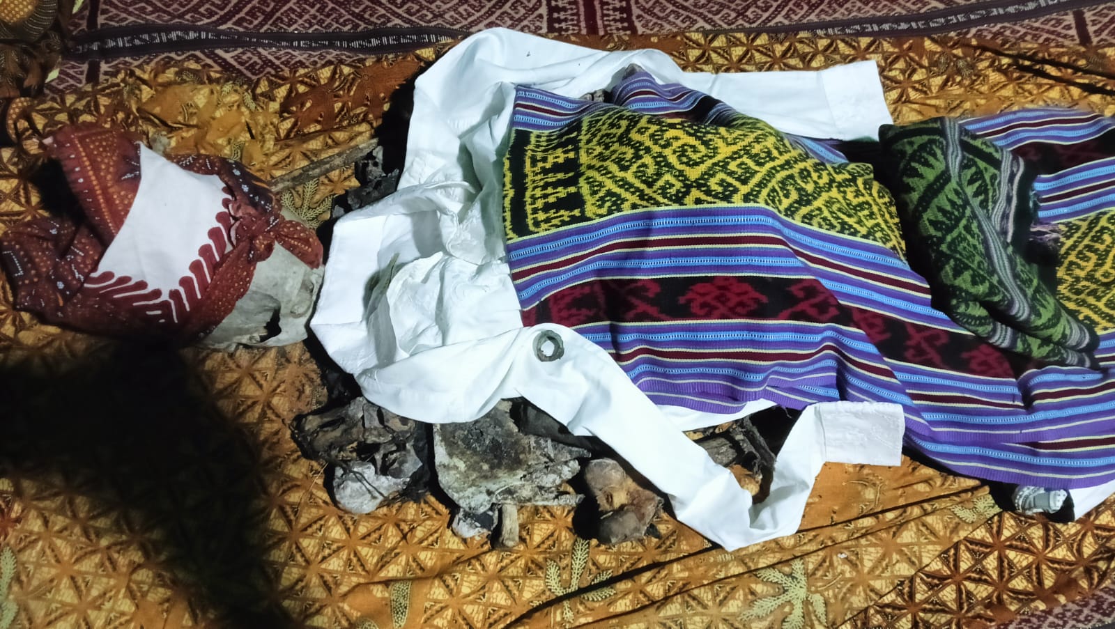 Keterangan: Penemuan Tulang Tengkorak oleh Warga Desa Nekbaun.