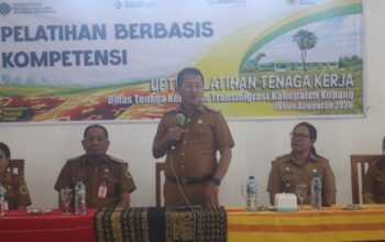 Buka Pelatihan Vokasi, Bupati Kupang Minta Peserta Manfaatkan Kesempatan yang Ada