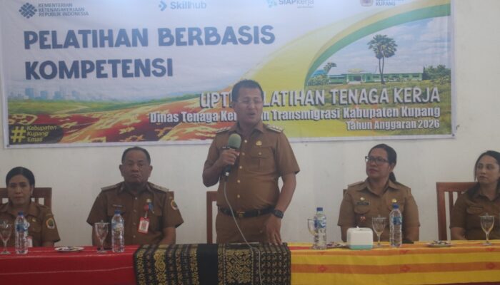 Buka Pelatihan Vokasi, Bupati Kupang Minta Peserta Manfaatkan Kesempatan yang Ada
