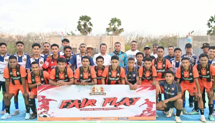 Bupati Kupang Buka Turnamen Futsal Uih Tiuh Tuan di Semau Selatan
